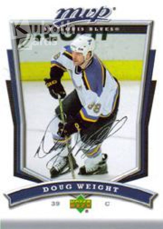 NHL 2007-08 Upper Deck MVP - No 32 - Doug Weight