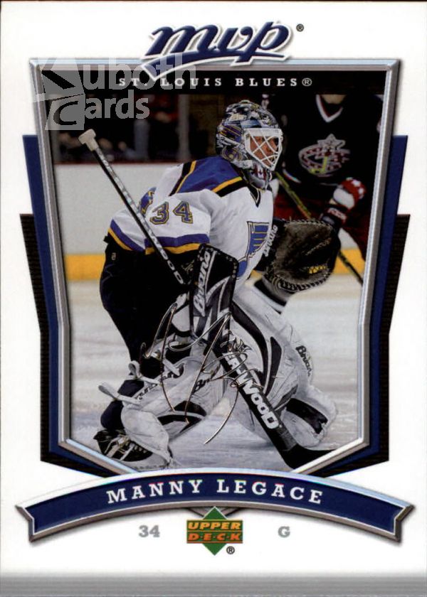 NHL 2007-08 Upper Deck MVP - No 34 - Manny Legace