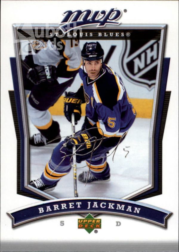 NHL 2007-08 Upper Deck MVP - No 35 - Barret Jackman