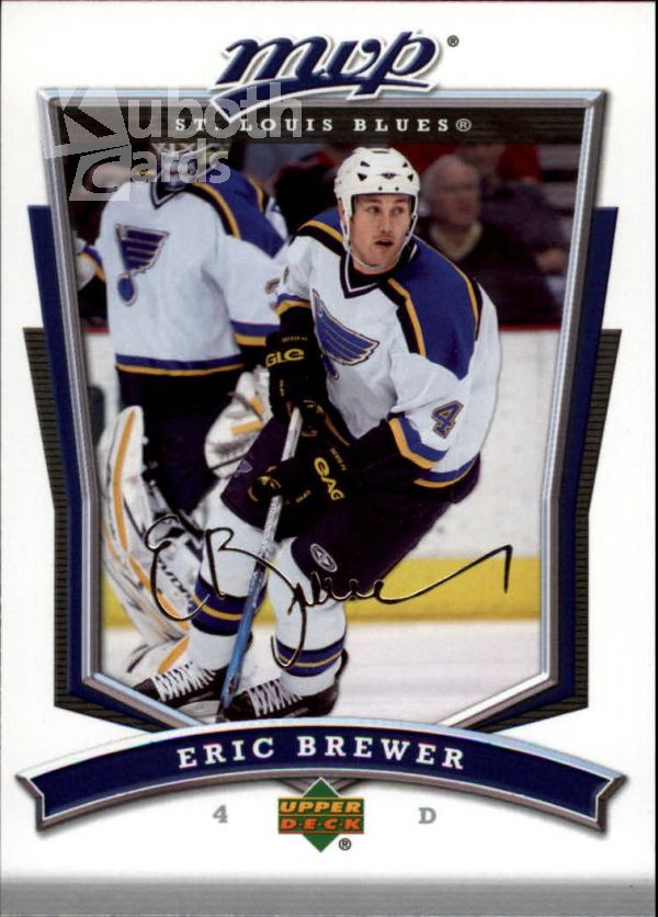 NHL 2007-08 Upper Deck MVP - No 39 - Eric Brewer