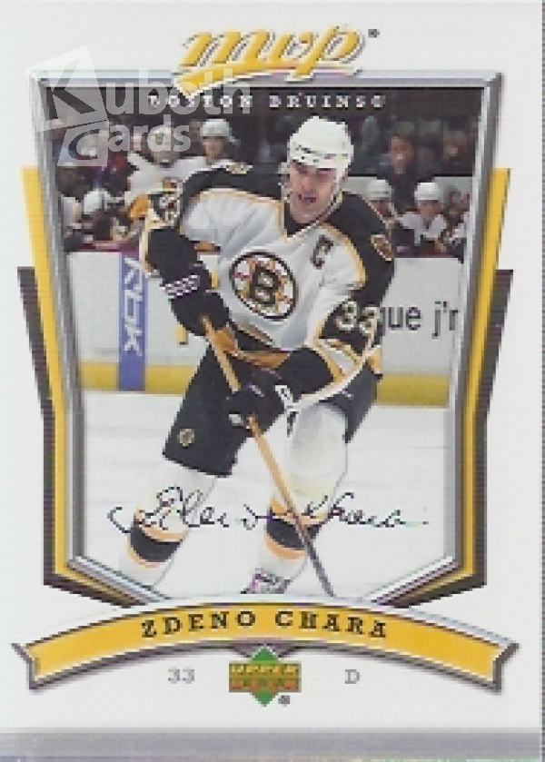 NHL 2007-08 Upper Deck MVP - No 42 - Zdeno Chara