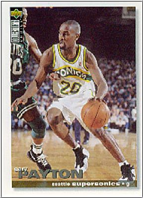 NBA 1995-96 Collector's Choice - No 225 - Gary Payton