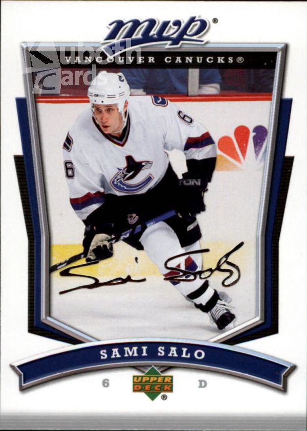 NHL 2007-08 Upper Deck MVP - No. 64 - Sami Salo