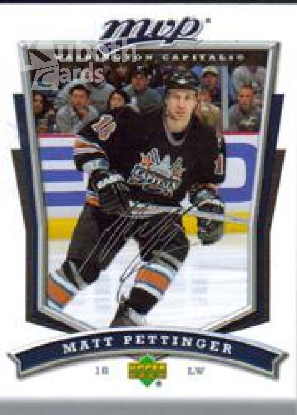 NHL 2007-08 Upper Deck MVP - No. 78 - Matt Pettinger