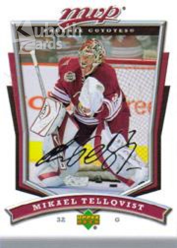 NHL 2007-08 Upper Deck MVP - No 83 - Mikael Tellqvist