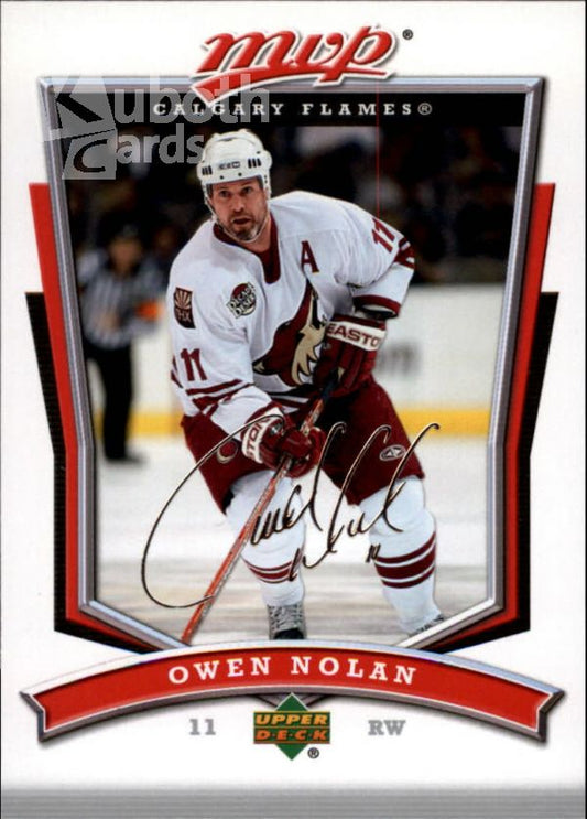 NHL 2007-08 Upper Deck MVP - No. 86 - Owen Nolan