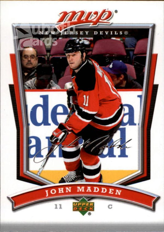 NHL 2007-08 Upper Deck MVP - No 100 - John Madden