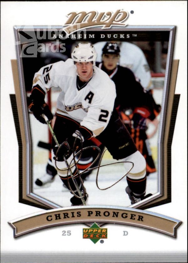 NHL 2007-08 Upper Deck MVP - No 102 - Chris Pronger