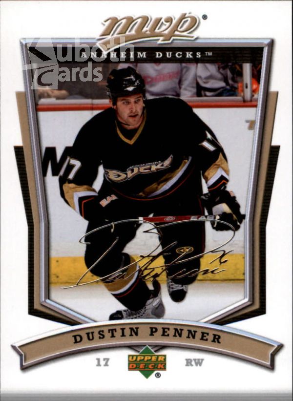 NHL 2007-08 Upper Deck MVP - No 104 - Dustin Penner