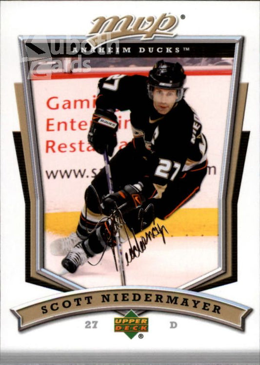 NHL 2007-08 Upper Deck MVP - No. 106 - Scott Niedermayer