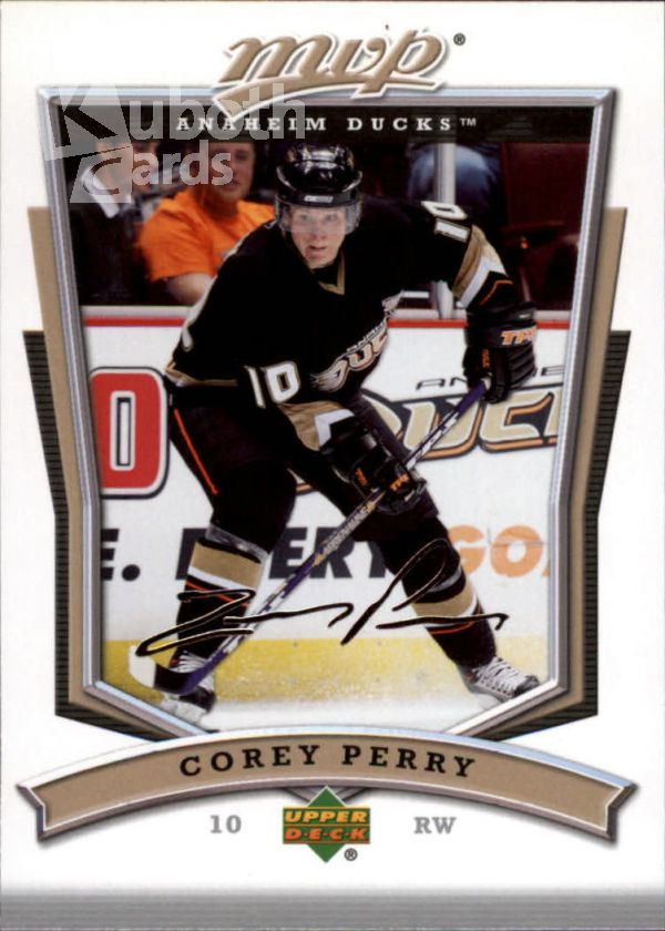 NHL 2007-08 Upper Deck MVP - No. 108 - Corey Perry