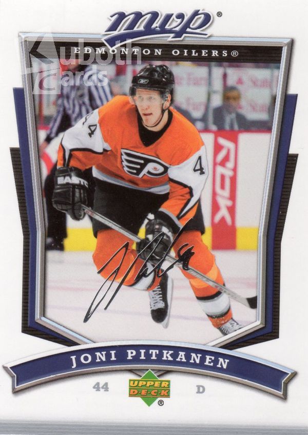 NHL 2007-08 Upper Deck MVP - No. 124 - Joni Pitkanen