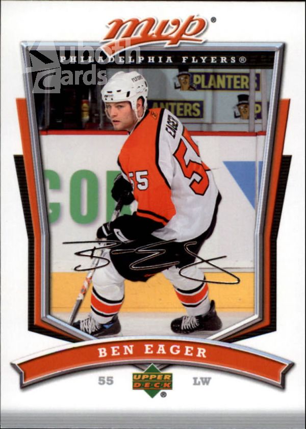 NHL 2007-08 Upper Deck MVP - No. 128 - Ben Eager