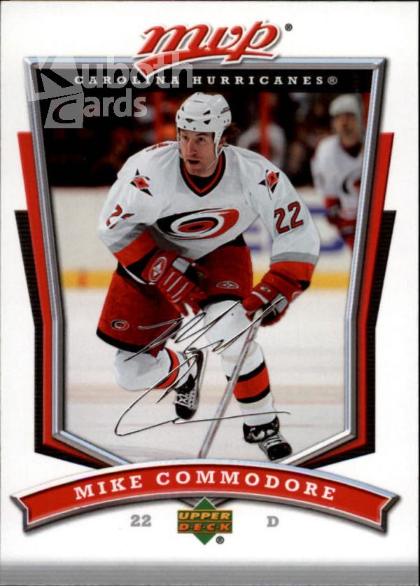 NHL 2007-08 Upper Deck MVP - No. 133 - Mike Commodore