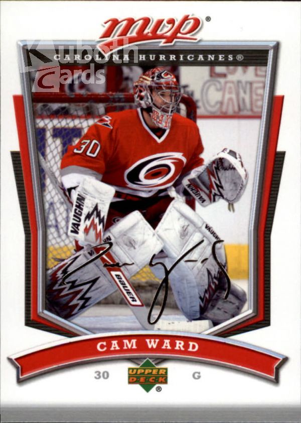 NHL 2007-08 Upper Deck MVP - No. 138 - Cam Ward