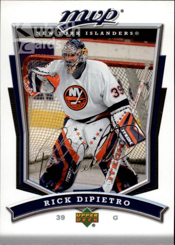 NHL 2007-08 Upper Deck MVP - No. 142 - Rick DiPietro