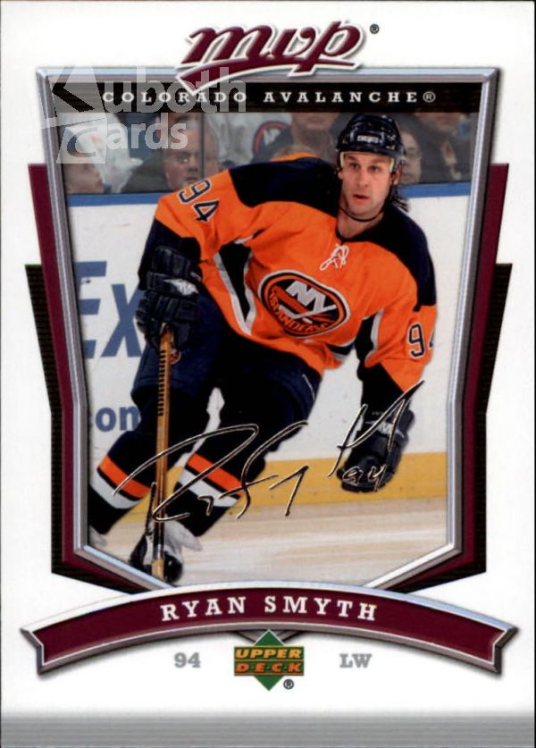 NHL 2007-08 Upper Deck MVP - No. 143 - Ryan Smyth