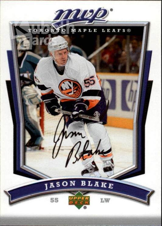 NHL 2007-08 Upper Deck MVP - No 145 - Jason Blake