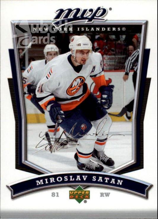 NHL 2007-08 Upper Deck MVP - No 149 - Miroslav Satan