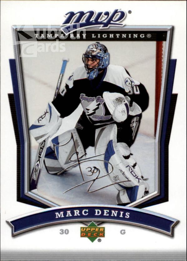 NHL 2007-08 Upper Deck MVP - No. 160 - Marc Denis