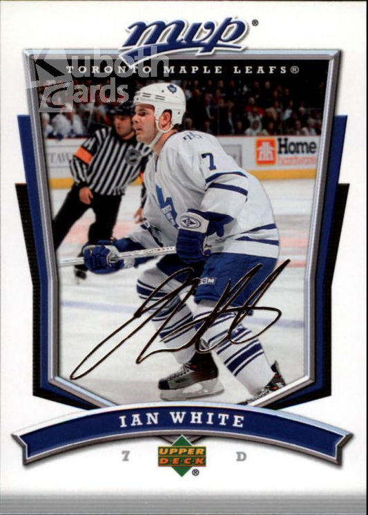 NHL 2007-08 Upper Deck MVP - No 170 - Ian White