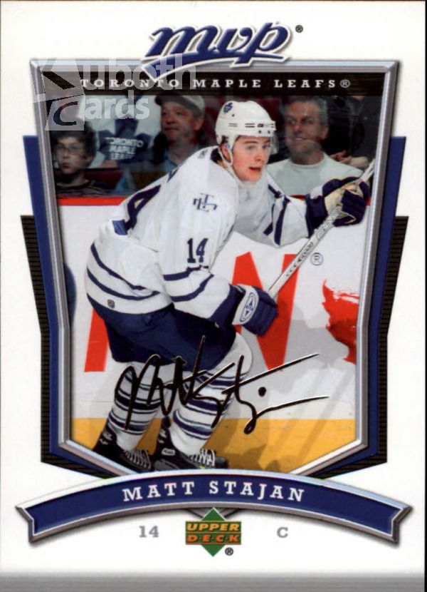 NHL 2007-08 Upper Deck MVP - No 171 - Matt Stajan