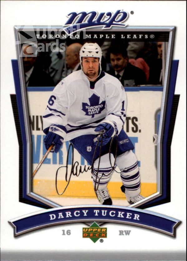 NHL 2007-08 Upper Deck MVP - No 172 - Darcy Tucker