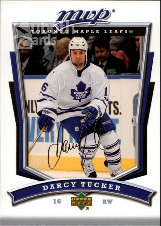 NHL 2007-08 Upper Deck MVP - No. 172 - Darcy Tucker