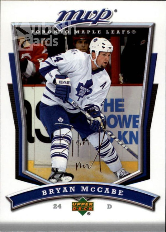 NHL 2007-08 Upper Deck MVP - No 173 - Bryan McCabe