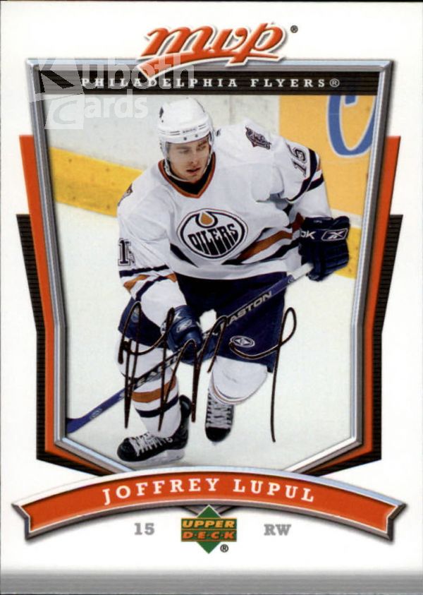 NHL 2007-08 Upper Deck MVP - No. 184 - Joffrey Lupul