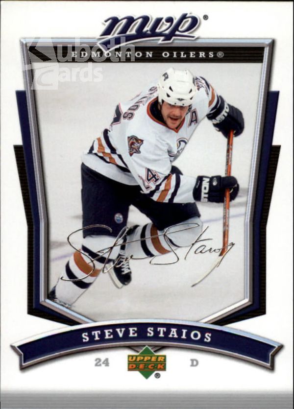 NHL 2007-08 Upper Deck MVP - No. 185 - Steve Staios