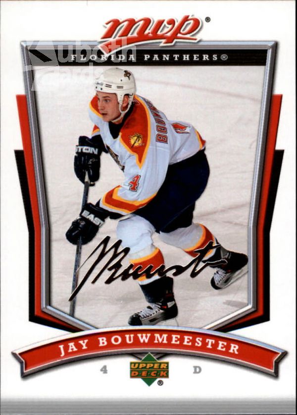 NHL 2007-08 Upper Deck MVP - No 193 - Jay Bouwmeester