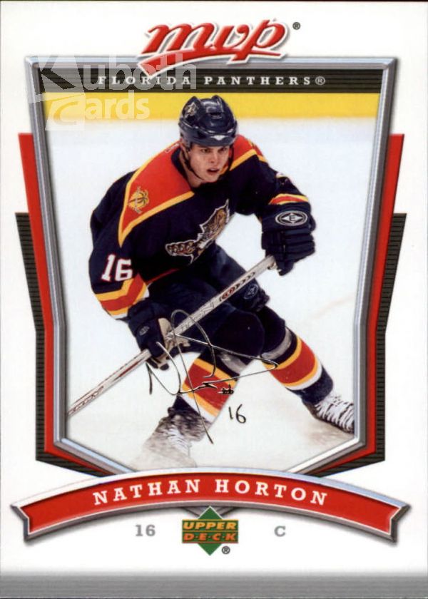 NHL 2007-08 Upper Deck MVP - No. 195 - Nathan Horton