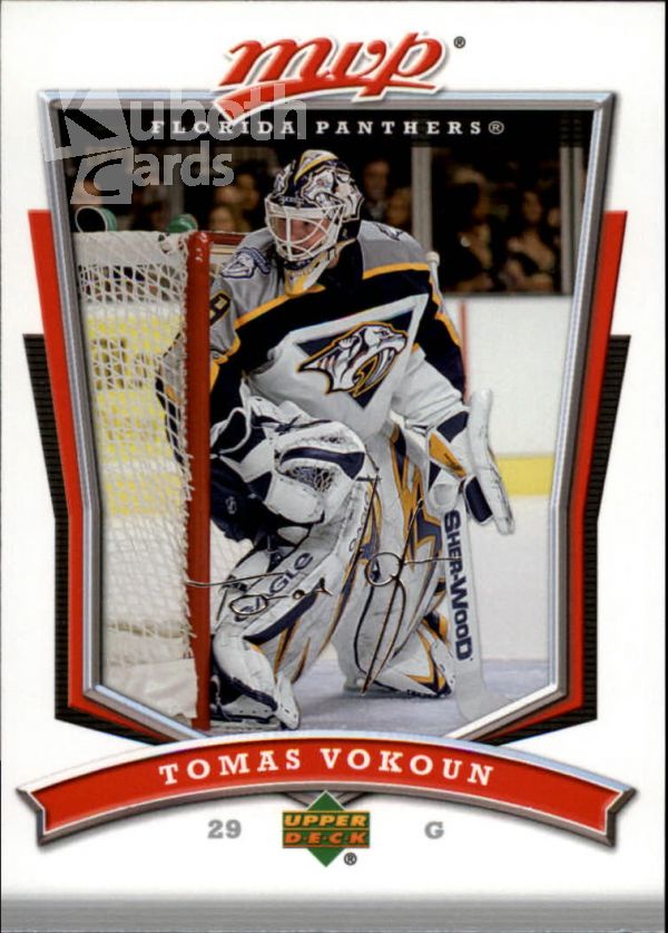 NHL 2007-08 Upper Deck MVP - No. 199 - Tomas Vokoun