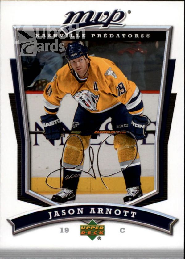 NHL 2007-08 Upper Deck MVP - No 214 - Jason Arnott