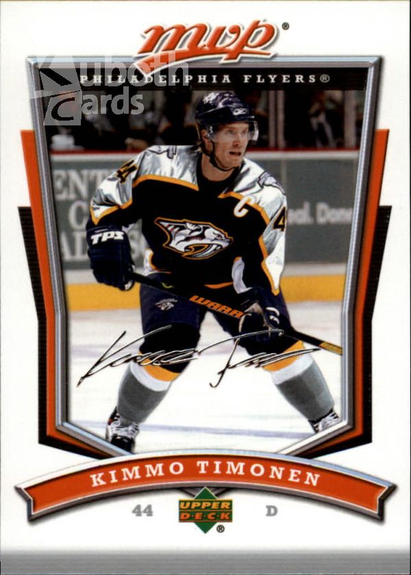 NHL 2007-08 Upper Deck MVP - No 218 - Kimmo Timonen