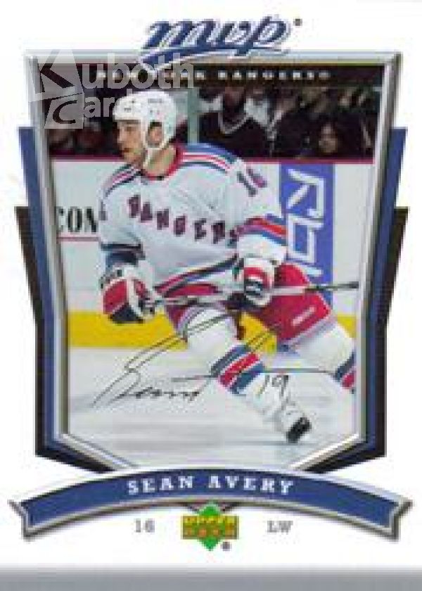 NHL 2007-08 Upper Deck MVP - No 221 - Sean Avery