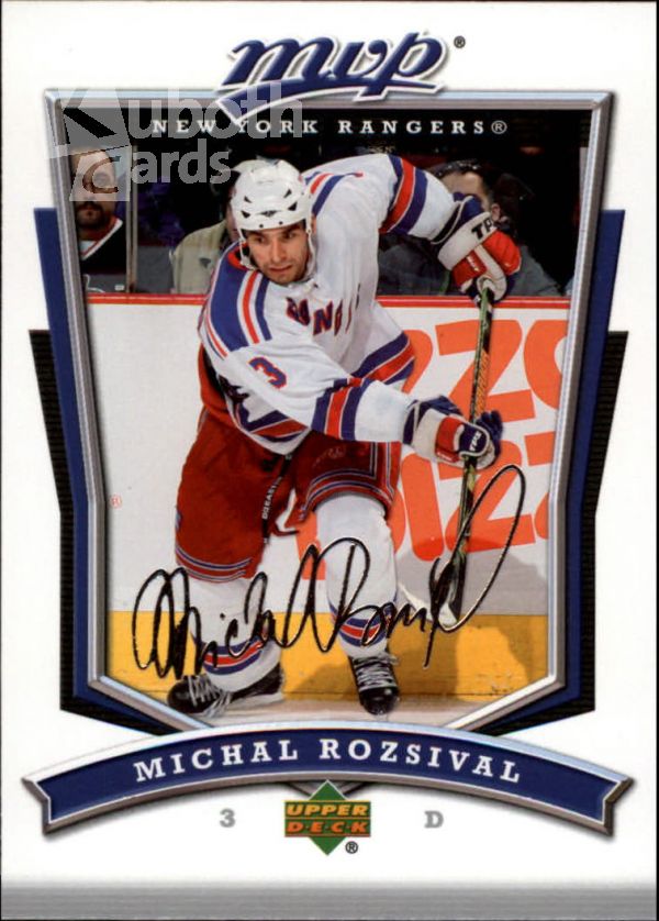 NHL 2007-08 Upper Deck MVP - No. 226 - Michal Rozsival