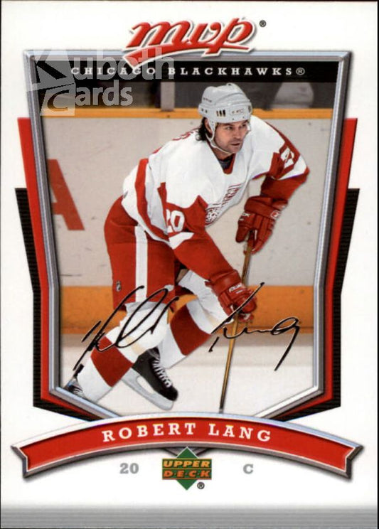 NHL 2007-08 Upper Deck MVP - No 232 - Robert Lang