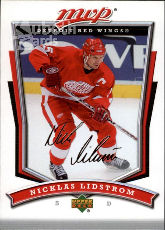 NHL 2007-08 Upper Deck MVP - No. 234 - Nicklas Lidstrom