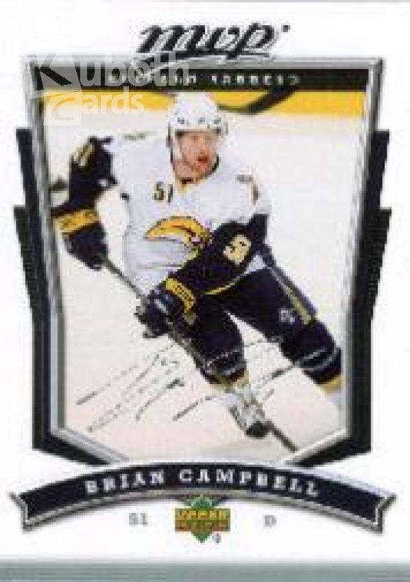 NHL 2007-08 Upper Deck MVP - No. 244 - Brian Campbell