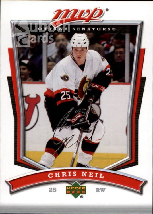 NHL 2007-08 Upper Deck MVP - No. 254 - Chris Neil