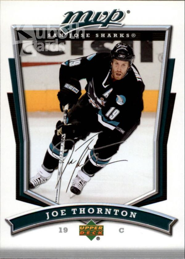 NHL 2007-08 Upper Deck MVP - No. 262 - Joe Thornton