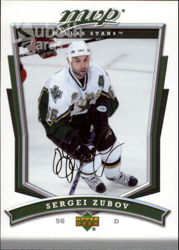 NHL 2007-08 Upper Deck MVP - No. 276 - Sergei Zubov