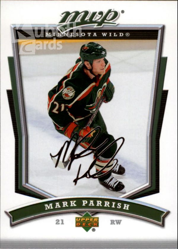 NHL 2007-08 Upper Deck MVP - No. 289 - Mark Parrish