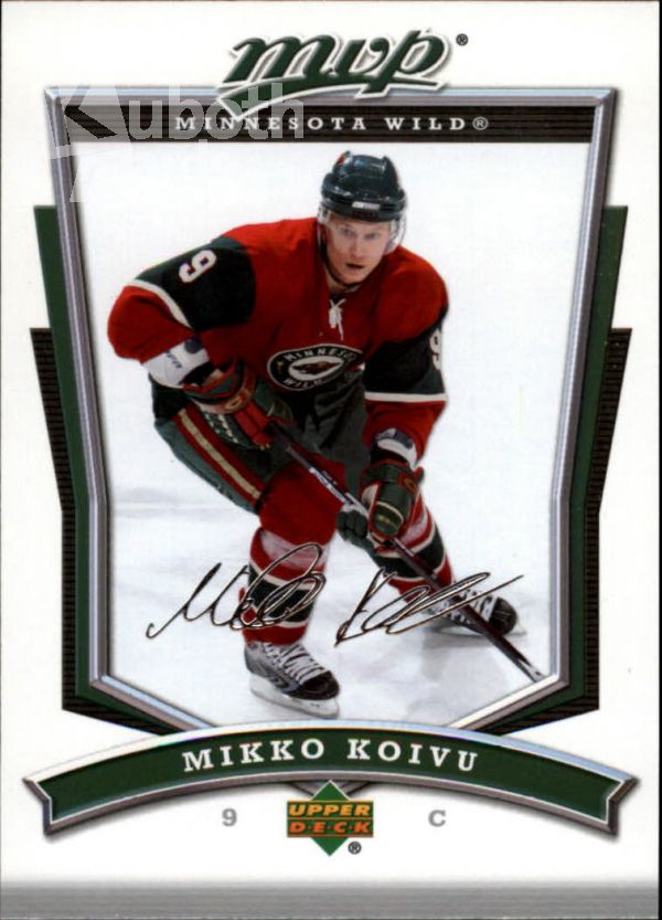 NHL 2007-08 Upper Deck MVP - No 294 - Mikko Koivu