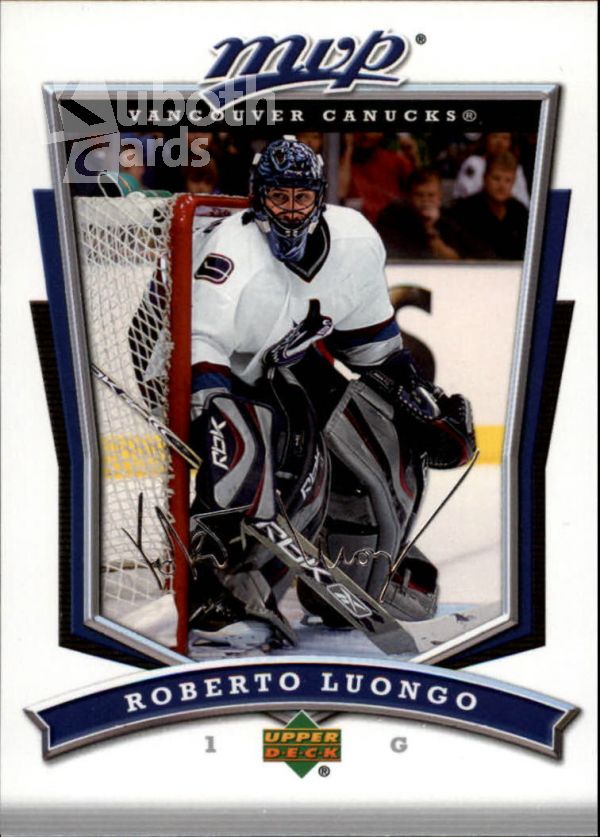 NHL 2007-08 Upper Deck MVP - No. 298 - Roberto Luongo