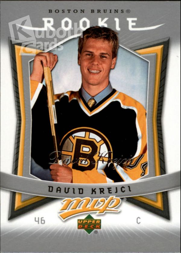 NHL 2007-08 Upper Deck MVP - No 308 - David Krejci