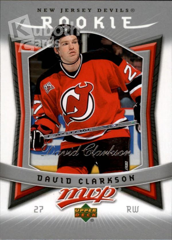 NHL 2007-08 Upper Deck MVP - No. 320 - David Clarkson