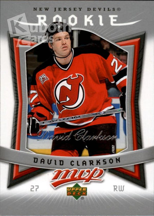 NHL 2007-08 Upper Deck MVP - No 320 - David Clarkson